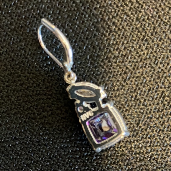 Vintage NVC Nataliya V. Collister CZ Earrings - Picture 2 of 4